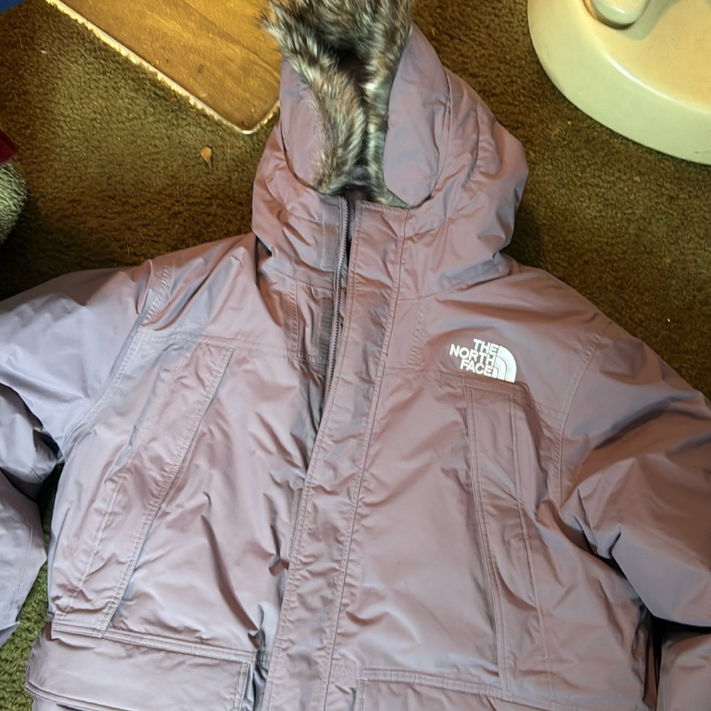 The North Face Parka size XL Purple color